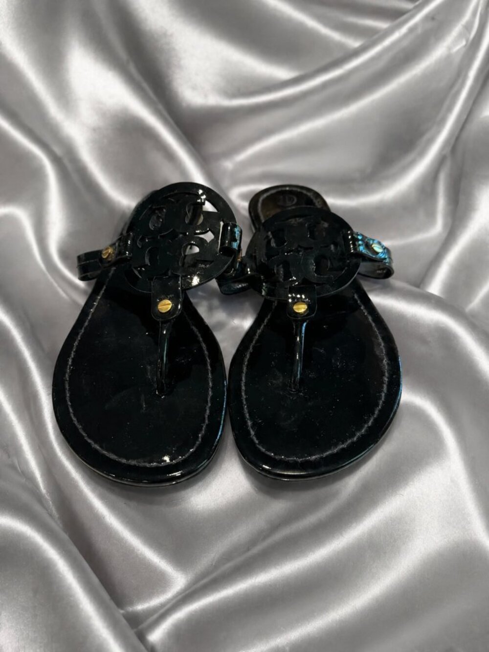 Tory Burch Miller Patent Leather Sandals